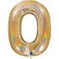 Preview: Grabo The Numbers Holographic 40" Folienzahl Ziffer 0 (Farbauswahl)