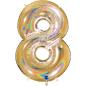 Preview: Grabo The Numbers Holographic 40" Folienzahl Ziffer 8 (Farbauswahl)