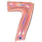 Preview: Grabo The Numbers Holographic 40" Folienzahl Ziffer 7 (Farbauswahl)