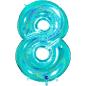 Preview: Grabo The Numbers Holographic 40" Folienzahl Ziffer 8 (Farbauswahl)