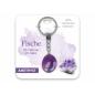 Preview: BB Edelstein Schlüsselanhänger Fische Amethyst