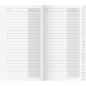 Preview: Rido Registerheft A-Z 153x87mm Miniplaner