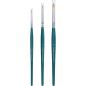 Preview: Brunnen Synthetics Plus 3-Kunsthaarpinsel-Set rund