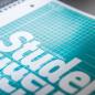 Preview: Brunnen Collegeblock A4 Student Premium 80 Blatt duo Lineatur 27 + 28
