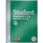 Preview: Brunnen Collegeblock A4 Student Premium 80 Blatt duo Lineatur 25 + 26