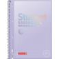 Preview: Brunnen Collegeblock A4 Student Premium 80 Blatt liniert Lineatur 27 pastelllila