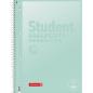 Preview: Brunnen Collegeblock A4 Student Premium 80 Blatt Lineatur 28 Pastell I