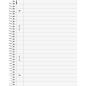 Preview: Brunnen Collegeblock A5 Student 80 Blatt liniert Lineatur 4