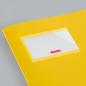 Preview: Brunnen Premium Hefthülle A4 FACT!pp mit Namensschild gelb