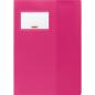 Preview: Brunnen Premium Hefthülle A4 FACT!pp mit Namensschild pink