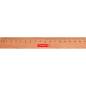 Preview: Brunnen Lineal 17cm Holz