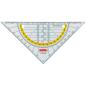 Preview: Brunnen Geometrie-Dreieck zum Abheften 16cm bruchsicher glasklar