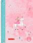 Preview: Brunnen Collegeblock A4 Premium Lin. 28 (kariert) Unicorn Princess