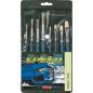 Preview: Brunnen 8-teiliges Schulpinsel-Set Fast Wheels