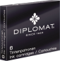 Preview: Diplomat Tintenpatronen schwarz 6 Stück Packung