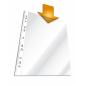 Preview: Durable 50 Stück Prospekthülle A4 PP Premium oben offen glasklar