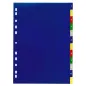 Preview: Durable Kunststoff-Register A4 PP 12-teilig 1-12 farbig