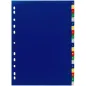 Preview: Durable Kunststoff-Register A4 PP 20-teilig A-Z farbig