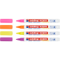 Preview: Edding 4085 Kreidemarker by Securit - 4er Blister neon