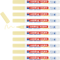 Preview: Edding 4085 Kreidemarker by Securit - pastellgelb