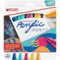 Preview: Edding 5000 Acrylmarker breit 5 Stück Set abstrakt
