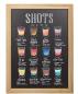 Preview: Securit Kreidetafel Woody teak ca. 30x40cm beids. beschriftbar incl. 2 Kreidemarker schwarz und gold
