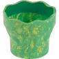 Preview: Faber-Castell Wasserbecher Clic&Go green marble