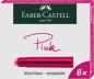 Preview: Faber-Castell Standard Tintenpatrone löschbar - pink