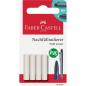 Preview: Faber-Castell 4 Ersatzradierer für Eraser Pen und Druckbleistift Poly Matic