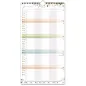 Preview: Häfft Familienplaner 5-spaltig 412x225mm 1S/1M Blattgold 2027