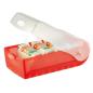 Preview: Han Karteibox Croco A8 transluzent-rot