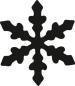Preview: Heyda Motivstanzer klein Schneeflocke