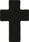 Preview: Heyda Motivstanzer klein Kreuz
