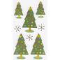 Preview: Heyda Sticker-Mix Weihnachtsbäume I