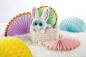 Preview: Nici Glubschis 15cm Hase Rainbow Candy liegend