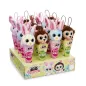 Preview: Nici Glubschis Kuscheltier-Schlüsselanhänger mit Loop in Schultüte Hase Rainbow Candy