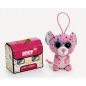 Preview: Nici Glubschis 9cm Kuscheltier-Schlüsselanhänger mit Loop in Schulranzen-Box Maus Miss Mausie
