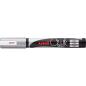 Preview: UniBall Uni Chalk PWE5M Kreidemarker silber