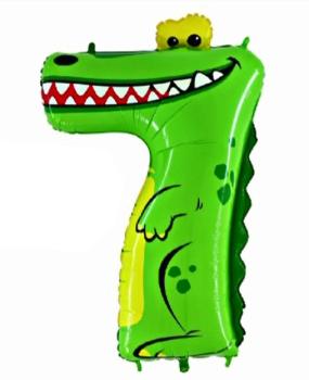 Grabo Animaloons Krokodil 40" Folienzahl Ziffer 7
