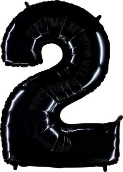 Preview: Grabo The Numbers 40" Folienzahl Ziffer 2 (Farbauswahl)