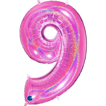 Grabo The Numbers Holographic 40" Folienzahl Ziffer 9 (Farbauswahl)