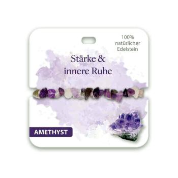 BB Edelstein Armband Stärke & Innere Ruhe Amethyst