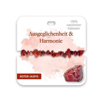 BB Edelstein Armband Ausgeglichenheit & Harmonie roter Jaspis