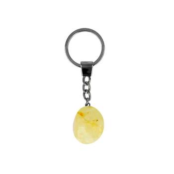 Preview: BB Edelstein Schlüsselanhänger Glück & Freude Citrin