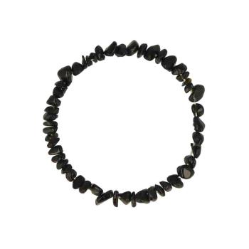 Preview: BB Edelstein Armband Energie & Schutz schwarzer Obsidian