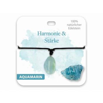 BB Edelstein Halskette Harmonie & Stärke Aquamarin