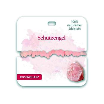 BB Edelstein Armband Schutzengel Rosenquarz
