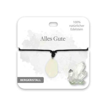 BB Edelstein Halskette Alles Gute Bergkristall