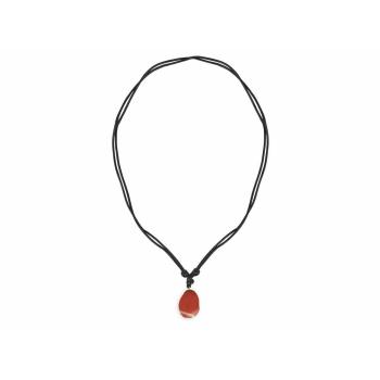 Preview: BB Edelstein Halskette Widder roter Jaspis