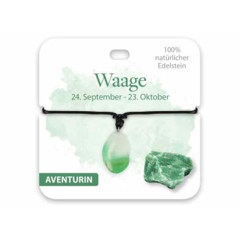 BB Edelstein Halskette Waage Aventurin